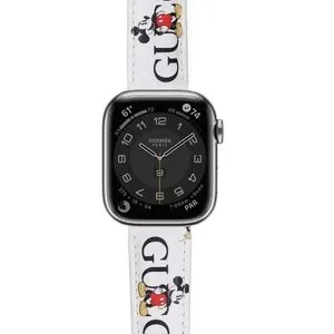 Wearables Gg Mickey Mouse Monogram Apple Watch Band Series